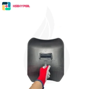 ماسک دستی جوشکاری هلالی تک پلاست